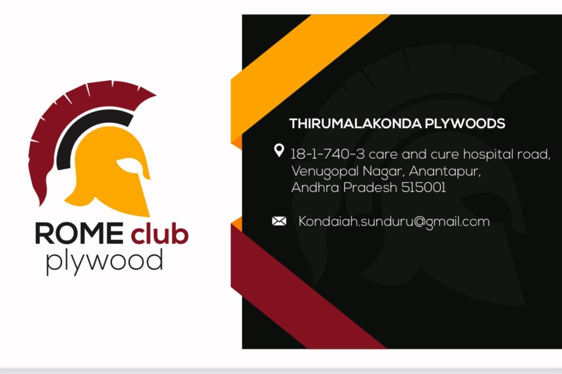 romeclub plywood visiting card back